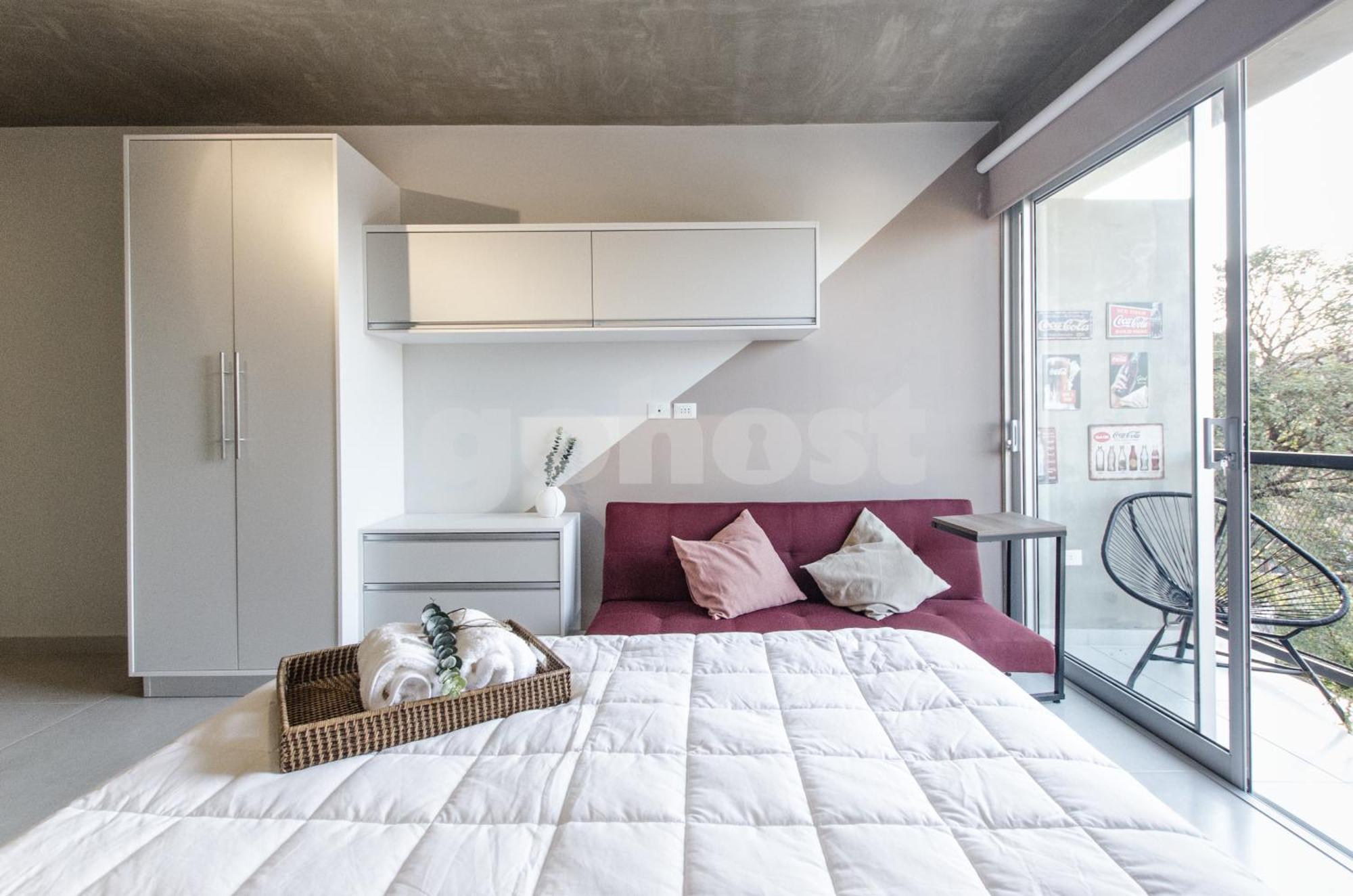 أسونسيون Chic Loft With Balcony In Las Mercedes المظهر الخارجي الصورة